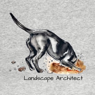 LANDSCAPE ARCHITECT Black Lab T-Shirt